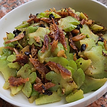 豆䜴鲮鱼炒苦瓜-家常小菜