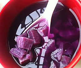 紫番薯糖水的做法