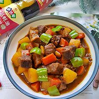 #味达美·名厨汁味正当夏#咖喱土豆炖牛腩的做法图解15