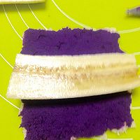 宝宝午点/香蕉紫薯吐司卷的做法图解6