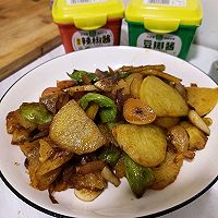 #一勺葱伴侣，成就招牌美味#超级下饭的干锅土豆片的做法图解17