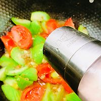 肉末丝瓜炒番茄的做法图解10