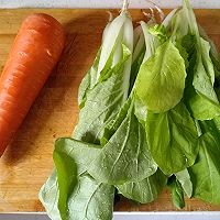 小白菜肉馅水饺的做法图解1