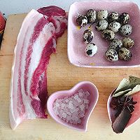 虎皮蛋红烧肉的做法图解1