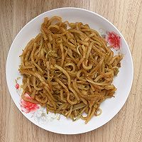 豆芽炒饼丝的做法图解6