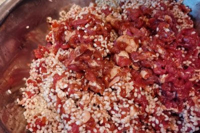 鲜肉花生绿豆粽（咸口味）随意版，同样方法腊肉粽也可以