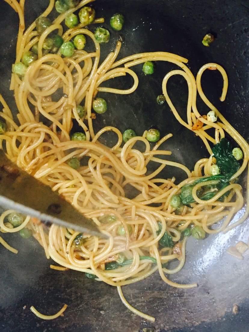 黑椒青豆意面的做法图解8