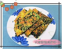 火腿菠菜鸡蛋饼～#家乡年味 鲜才够味#的做法