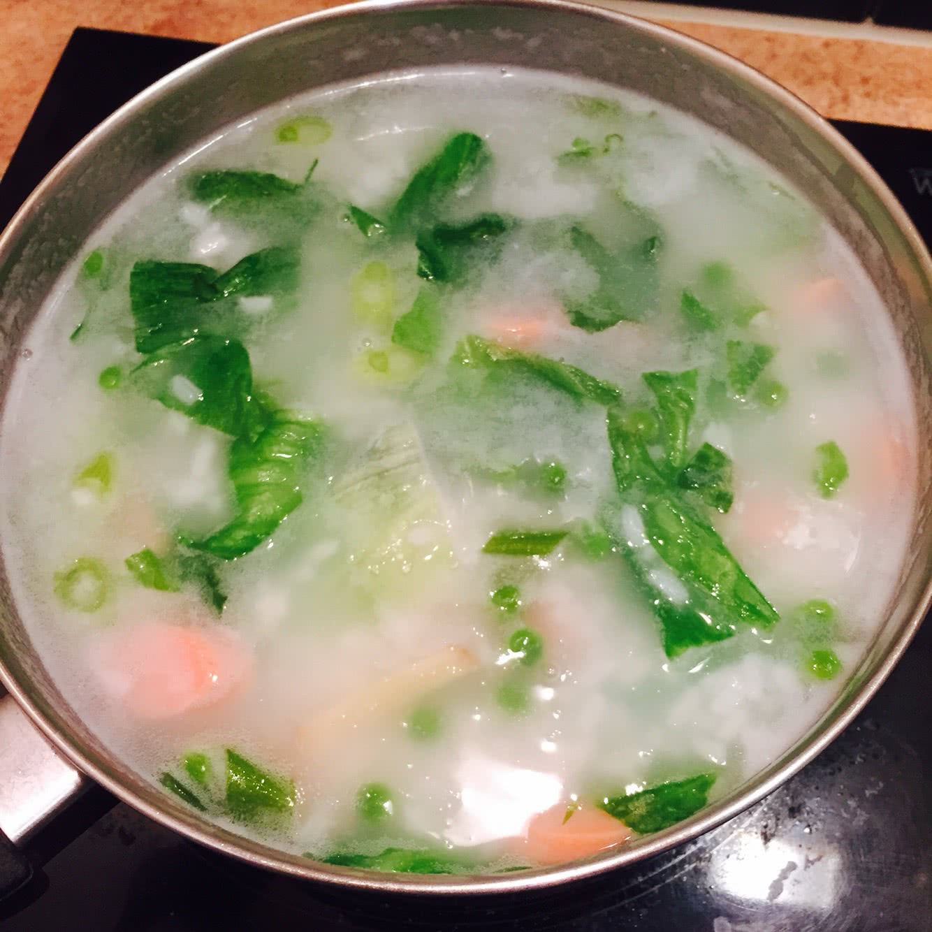 Vegetable congee