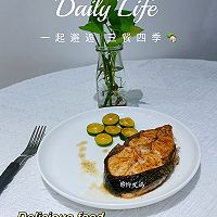 #挪威三文鱼#黄油煎三文鱼排的做法图解3