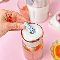 #“莓”好春光日志#玫瑰橙双莓气泡水‼️在家轻松做的做法图解5