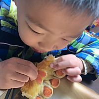 萌萌哒熊掌饼的做法图解8