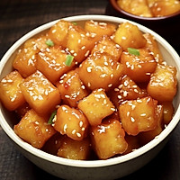 酸酸甜甜的糖醋土豆粒这样做香迷糊了，外酥里糯，酸甜可口的做法图解11
