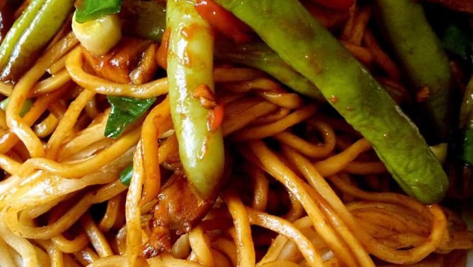 豆角焖面