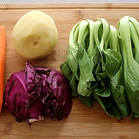 四色蒸菜——“蒸”的很健康的做法图解1