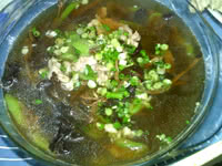 #柏翠辅食节-辅食添加#茶树菇丝瓜肉片汤的做法图解18