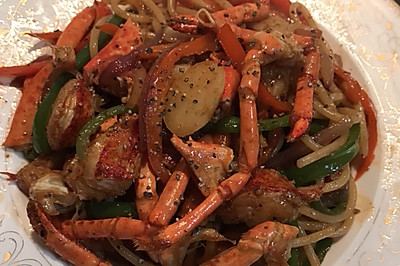 黑椒龙虾炒面