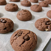 抹茶朗姆黑加仑巧克力软曲奇饼干的做法图解5