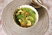 #花10分钟，做一道菜！#黄瓜虾米蛋汤的做法