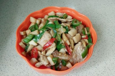 杏鲍菇炒肉