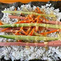 春日野餐小食芥末鸡肉寿司的做法图解7