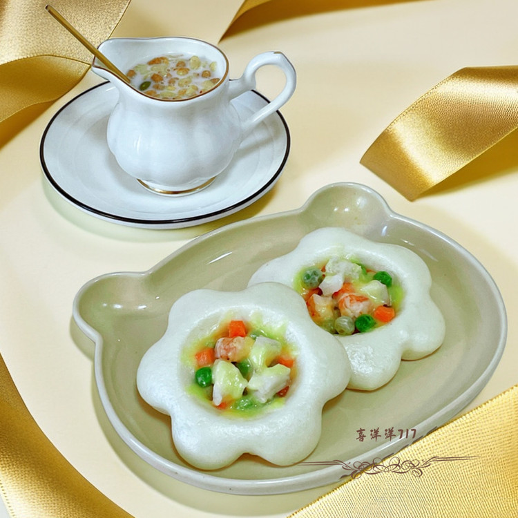 宝宝辅食/挪威北极鳕鱼馒头小披萨的做法