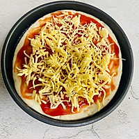 #安佳马苏里拉芝士挑战赛#田园时蔬培根披萨的做法图解4