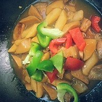杏鲍菇闷五花肉的做法图解5