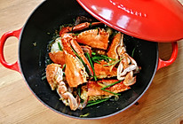 葱姜炒蟹的做法