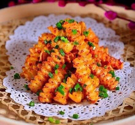 香辣狼牙土豆的做法图解8