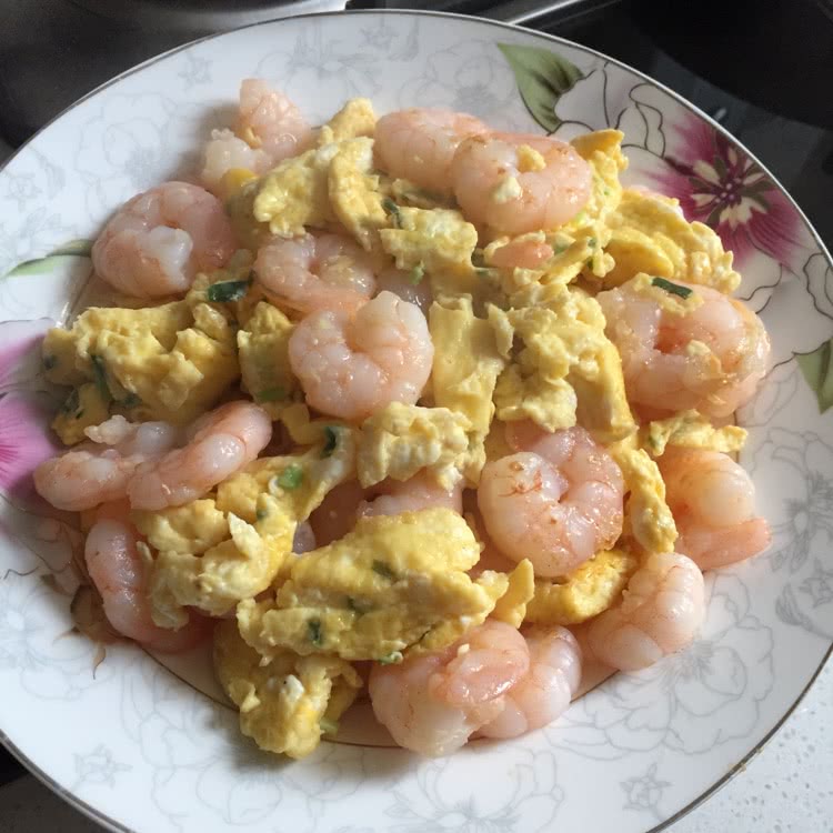 鸡蛋炒虾仁