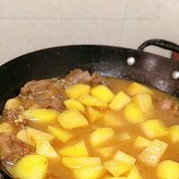 土豆焖鹅的做法图解7