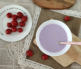 元气早餐 紫薯牛奶燕麦粥可做减肥餐的做法