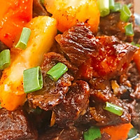 土豆萝卜炖牛肉杂粮饭裙带菜虾皮汤的做法图解13