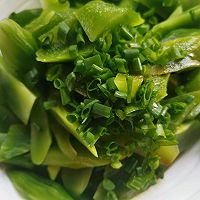 #金龙鱼橄调-橄想橄做#葱油莴笋的做法图解9