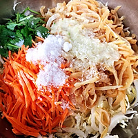 #刘畊宏女孩减脂饮食#白菜心拌蜇皮的做法图解6