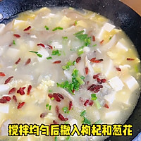 平菇豆腐炒蛋汤的做法图解6