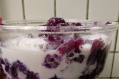 宿舍电锅版｜紫薯脏脏牛奶碗