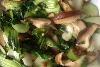 青菜香菇