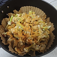 空气炸锅酱花菜面筋串的做法图解3