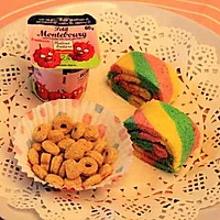彩虹蛋糕卷—by Ocean麻麻的做法图解2