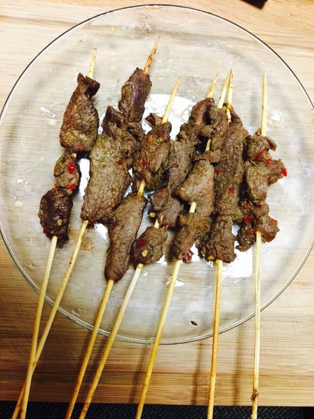 烤箱版牛肉串的做法图解4