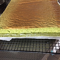 抹茶奶油蛋糕卷 （双拼）---若竹抹茶粉的做法图解2