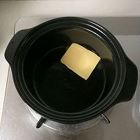 用一口砂锅，制作原味与抹茶二种味道的爆米花的做法图解2