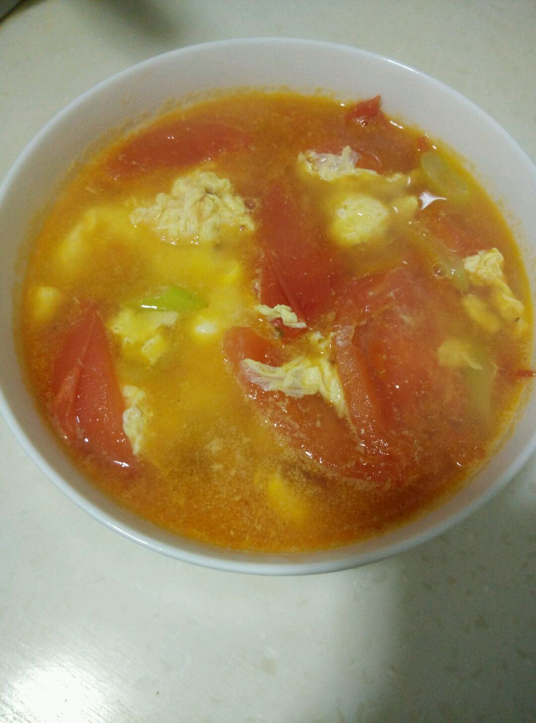 鸡蛋柿子汤怎么做_鸡蛋柿子汤的做法_豆果美食