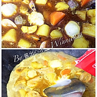 【私房咖喱海虾肉丸煲】的做法图解3