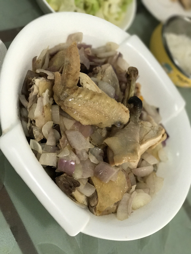 葱香水晶鸡的做法