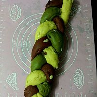 缠绵—三色土司的做法图解4