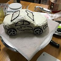 最灵动最激情的汽车蛋糕——第二届烘焙大赛获奖作品的做法图解20
