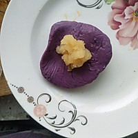 紫薯奶黄糯米糍的做法图解3